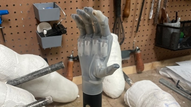 how are prosthetic arms built